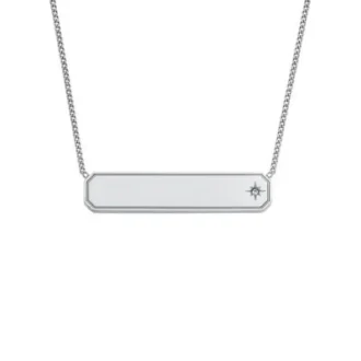 Collar identificativo Sadie de acero inoxidable
