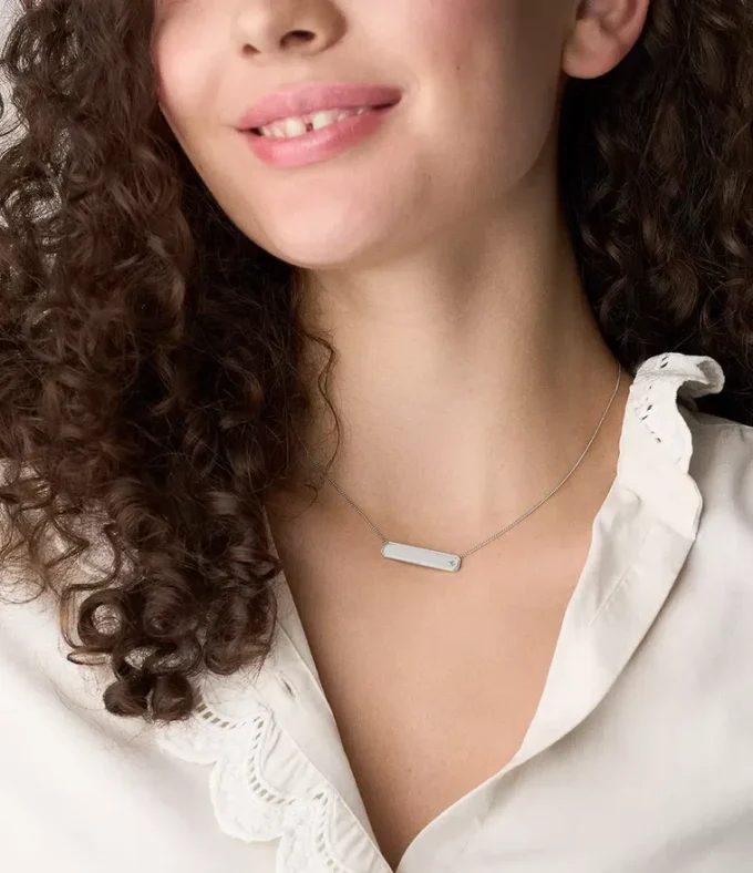 Collar identificativo Sadie de acero inoxidable