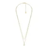 Collar Sutton Horseshoe de acero inoxidable dorado de varias vueltas