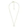 Collar Sutton Radiant Wings con cadena y mariposa de nácar blanco