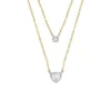 Collar Sutton Tokens Of Affection con cadena de acero inoxidable en dos tonos