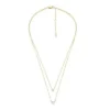 Collar Sutton Tokens Of Affection con cadena de acero inoxidable en dos tonos