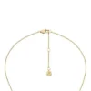 Conjunto de regalo de collar y pendientes de acero inoxidable dorado con forma de corazón Sadie