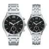 Conjunto de relojes multifunción Fenmore de acero inoxidable