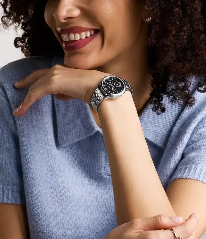 Conjunto de relojes multifunción Fenmore de acero inoxidable