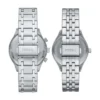 Conjunto de relojes multifunción Fenmore de acero inoxidable