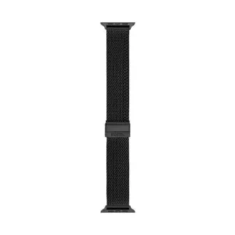 Correa de acero inoxidable negro de 42/44/45/46/49 mm para Apple Watch®