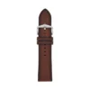 Correa de cuero LiteHide™ marrón claro de 24 mm