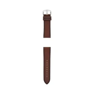 Correa de cuero LiteHide™ marrón claro de 24 mm