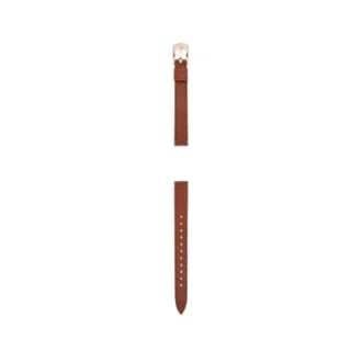 Correa de cuero LiteHide™ marrón medio de 12 mm