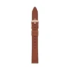 Correa de cuero LiteHide™ marrón medio de 14 mm Correa de cuero LiteHide™ marrón medio de 14 mm