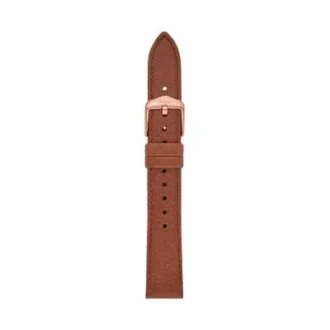 Correa de cuero LiteHide™ marrón medio de 16 mm