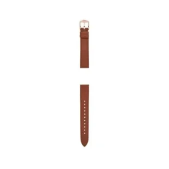 Correa de cuero LiteHide™ marrón medio de 16 mm