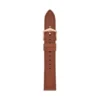 Correa de cuero LiteHide™ marrón medio de 18 mm Correa de cuero LiteHide™ marrón medio de 18 mm