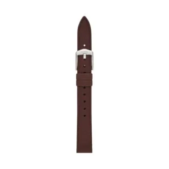 Correa de cuero LiteHide™ marrón oscuro de 14 mm