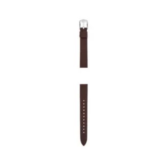 Correa de cuero LiteHide™ marrón oscuro de 14 mm