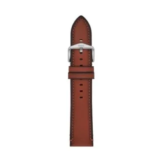 Correa de cuero LiteHide™ ámbar de 22 mm