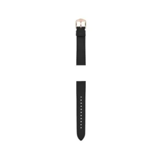 Correa de cuero LiteHide™ negro de 18 mm