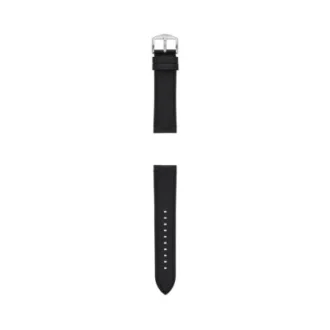 Correa de cuero LiteHide™ negro de 22 mm