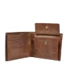 Derrick RFID Cartera plegable con bolsillo grande para monedas Derrick RFID Cartera plegable con bolsillo grande para monedas
