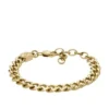 Ellis Core Chains Pulsera de cadena de acero inoxidable dorado