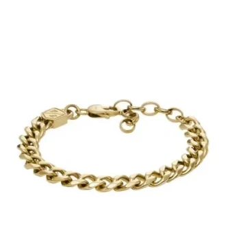 Ellis Core Chains Pulsera de cadena de acero inoxidable dorado