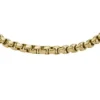 Ellis Core Chains Pulsera de cadena de acero inoxidable dorado