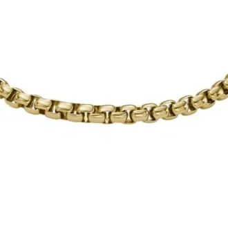 Ellis Core Chains Pulsera de cadena de acero inoxidable dorado
