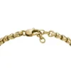 Ellis Core Chains Pulsera de cadena de acero inoxidable dorado