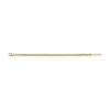 Ellis Core Chains Pulsera de cadena de acero inoxidable dorado