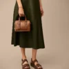 Mini bolso de cuero Carlie