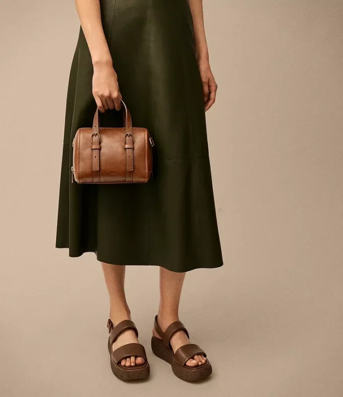Mini bolso de cuero Carlie