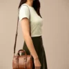 Mini bolso de cuero Carlie