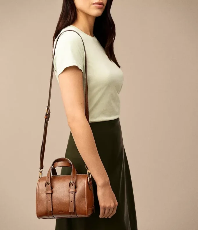Mini bolso de cuero Carlie