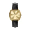 Nick Jonas x Fossil Machine Luxe Reloj de tres agujas con correa de piel de cocodrilo negra Nick Jonas x Fossil Machine Luxe Reloj de tres agujas con correa de piel de cocodrilo negra
