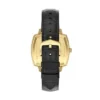 Nick Jonas x Fossil Machine Luxe Reloj de tres agujas con correa de piel de cocodrilo negra Nick Jonas x Fossil Machine Luxe Reloj de tres agujas con correa de piel de cocodrilo negra
