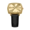 Nick Jonas x Fossil Machine Luxe Reloj de tres agujas con correa de piel de cocodrilo negra Nick Jonas x Fossil Machine Luxe Reloj de tres agujas con correa de piel de cocodrilo negra