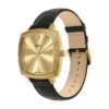 Nick Jonas x Fossil Machine Luxe Reloj de tres agujas con correa de piel de cocodrilo negra Nick Jonas x Fossil Machine Luxe Reloj de tres agujas con correa de piel de cocodrilo negra