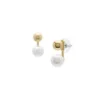 Pendientes con concha blanca Bright Baubles
