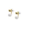 Pendientes con concha blanca Bright Baubles