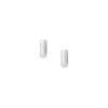 Pendientes de aro de acero inoxidable bicolor Ellis Domed Collection