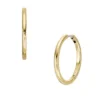 Pendientes de aro de acero inoxidable dorado Ellis Essentials Pendientes de aro de acero inoxidable dorado Ellis Essentials