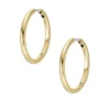 Pendientes de aro de acero inoxidable dorado Ellis Essentials Pendientes de aro de acero inoxidable dorado Ellis Essentials
