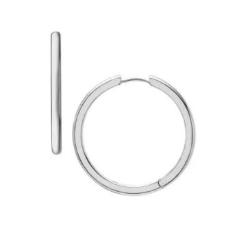 Pendientes de aro de acero inoxidable Ellis Essentials