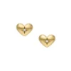 Pendientes de botón con forma de corazón Sadie All My Love en acero inoxidable dorado Pendientes de botón con forma de corazón Sadie All My Love en acero inoxidable dorado