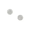 Pendientes de botón Ellis Disc de acero inoxidable plateado Pendientes de botón Ellis Disc de acero inoxidable plateado