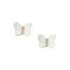 Pendientes de mariposa con pendiente de nácar blanco Sutton Radiant Wings Pendientes de mariposa con pendiente de nácar blanco Sutton Radiant Wings