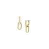 Pendientes largos Heritage D-Link de acero inoxidable dorado Pendientes largos Heritage D-Link de acero inoxidable dorado