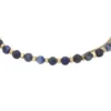 Pulsera apilada con cuentas de lapislázuli azul reconstituido Pulsera apilada con cuentas de lapislázuli azul reconstituido