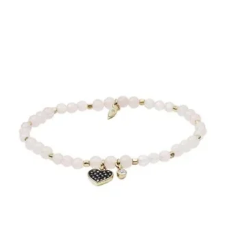 Pulsera de cuarzo rosa